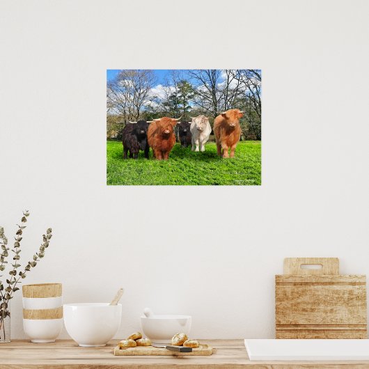 De wolken. poster (Keuken)