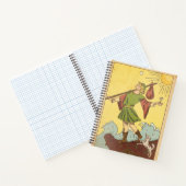 De wollige arcana tarotkaarthond in nood notitieboek (Binnen)