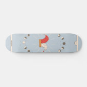 De woltarotkaart, esoterisch fortuin-dierentuin skateboard (Horizontaal)