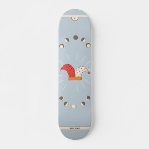 De woltarotkaart, esoterisch fortuin-dierentuin skateboard
