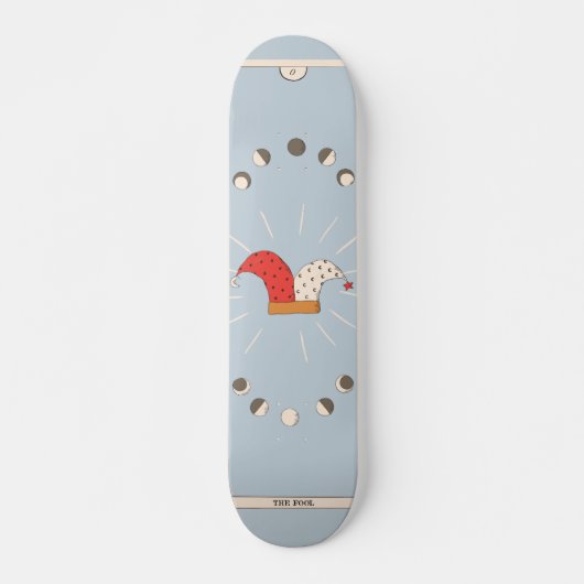 De woltarotkaart, esoterisch fortuin-dierentuin skateboard (Voorkant)