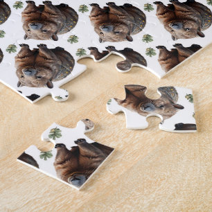 De Wombat Whirl: Een spiraal van verwondering, Legpuzzel