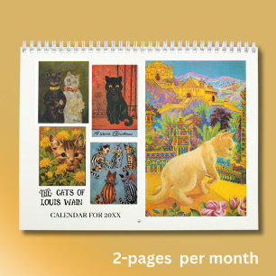 De wonderbaarlijke katten van Louis Wain 2027 Kalender