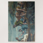 De wonderbaarlijke vangst van vis legpuzzel (Verticaal)