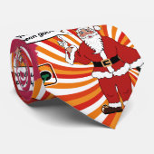 De wondere wereld van de Kerstman Stropdas (Opgerold)