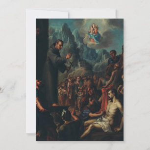 De wonderen van Sint-Salvador van Horta Feestdagenkaart