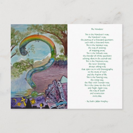 De Wonderer - door Ruth Calder Murphy - Briefkaart (Voorkant)