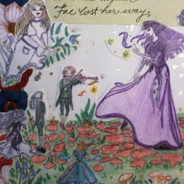 De Wondering Wanderer Drieluik Wenskaart