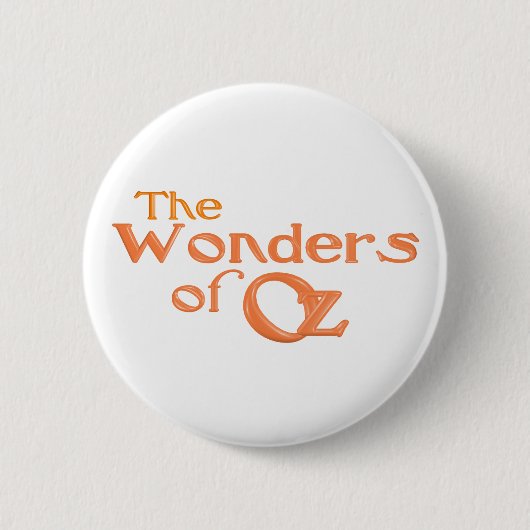 De Wonders van Oz Pin Ronde Button 5,7 Cm (Voorkant)