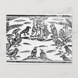 De Woody Choristers of de vogelharmonie Briefkaart