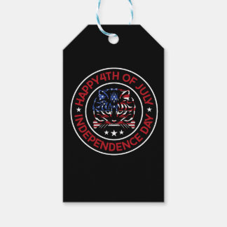 De woorden 4 juli cadeaulabel