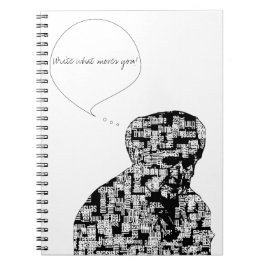 De woorden maken tot het Notitieboekje van het Man Notitieboek