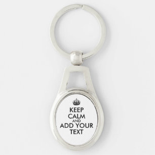 De Woorden van de Kleur houden Calm Sleutelhanger