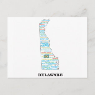 DE WOORDSTAAT BRIEFKAART