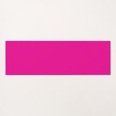 De Workout Hot Pink Exercise Gym Fitness Mat (Achterkant (horizontaal))