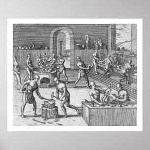 De workshop over de goudmaden van Atahualpa in Qui Poster
