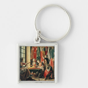 De workshop van de couturier, Arles, 1760 Sleutelhanger