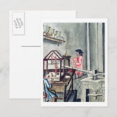 De workshop van Silversmiths, van een silversmith  Briefkaart (Voorkant / Achterkant)