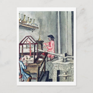 De workshop van Silversmiths, van een silversmith  Briefkaart