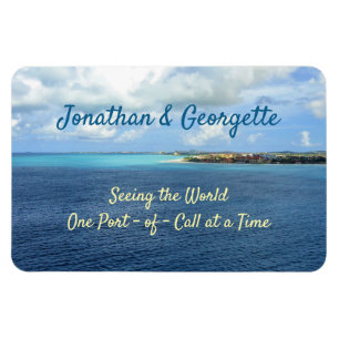 De World Stateroom Door Marker zien Magneet