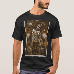 De World Tarot Card Victoriaans Ghost Gothic Occul T-shirt