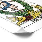 De World Tarot Kaart Foto Afdruk (Hoek)