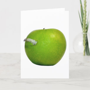 De worm in de appel kaart