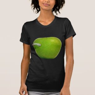 De worm in de appel t-shirt