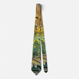 De worm van Nothingness Necktie Stropdas