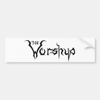 De Worship bumper sticker