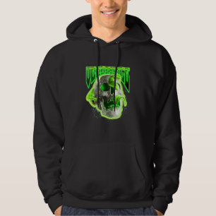 De wraak schedel slang - droevige esthetische edgy hoodie