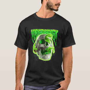 De wraak schedel slang - droevige esthetische edgy t-shirt