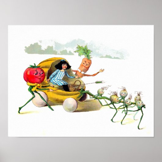 De wraak van de groentehelden poster (Voorkant)