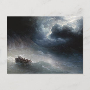 De Wrath of the Zeeen Ivan Aivazovsky Briefkaart