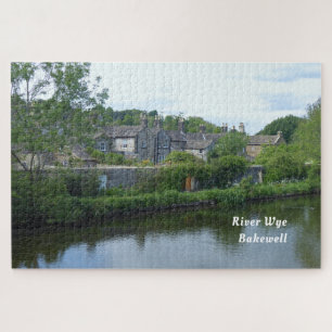De Wye Bakewell Derbyshire England Schilderachtig Legpuzzel
