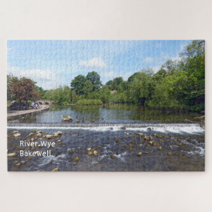 De Wye Bakewell Derbyshire England Schilderachtig Legpuzzel