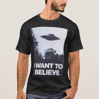 De X-bestanden die ik wil geloven in essentiële T- T-shirt