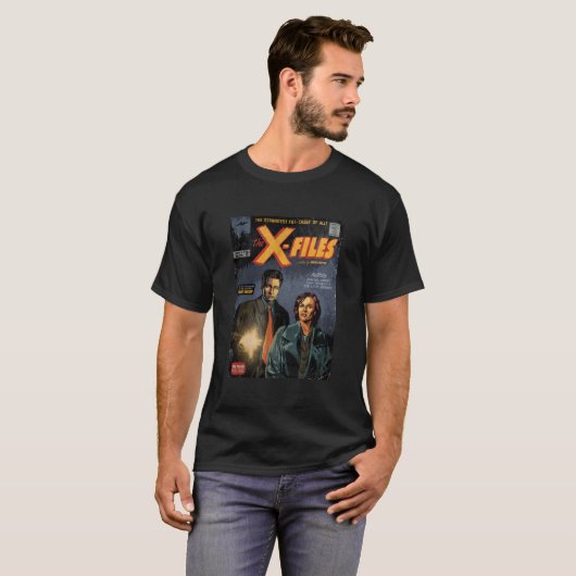 De X-Files Mulder en de Scully Classic T-shirt (Voorkant volledig)