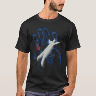 De X-Files Spooky Handdruk T-shirt