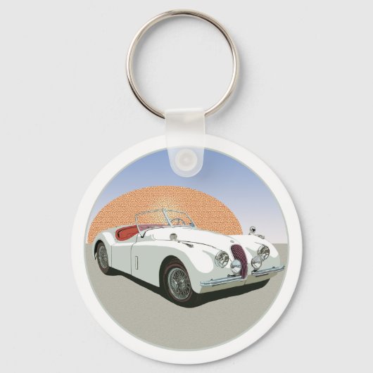 De XK-120 Sleutelhanger (Voorkant)