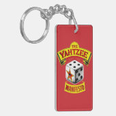 De Yahtzee Manifesto-Sleutelhanger Sleutelhanger (Voorkant Links)