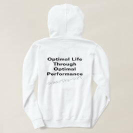DE YASS METHODE - Dames Hoodie (Wit)