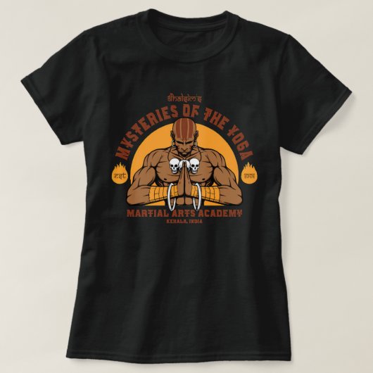 De Yoga Master Dhalsim T-shirt (Design voorkant)