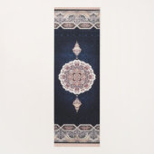 De Yoga Tapis bleu antique Turc Tapis (Dos)