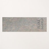 De Yoga Tapis d'exercice Carpe Diem Stone (Devant (Horizontal))