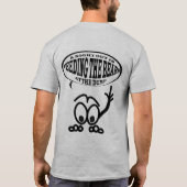 De Yooper de nuit le T-shirt gris de base des (Dos)