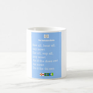 De Yorkshire Motto Mok, geweldig cadeauidee! Koffiemok