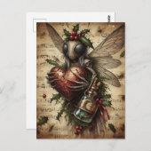 De Yule Insect  AI Art Briefkaart (Voorkant / Achterkant)