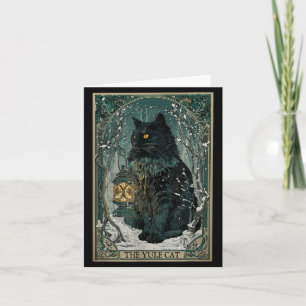 De Yule Kat Tarot Kaart Kerstmis