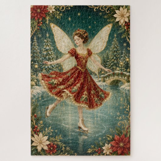 De Yuletide-ijsfee Legpuzzel (Verticaal)